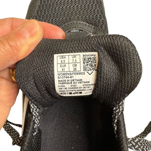 Saucony Excursion TR16 Women's Black White Trail Running Shoes Size 9.5 - Picture 9 of 9